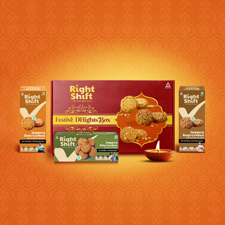Right Shift Cookies Gift Pack (No Maida, Palm Oil)