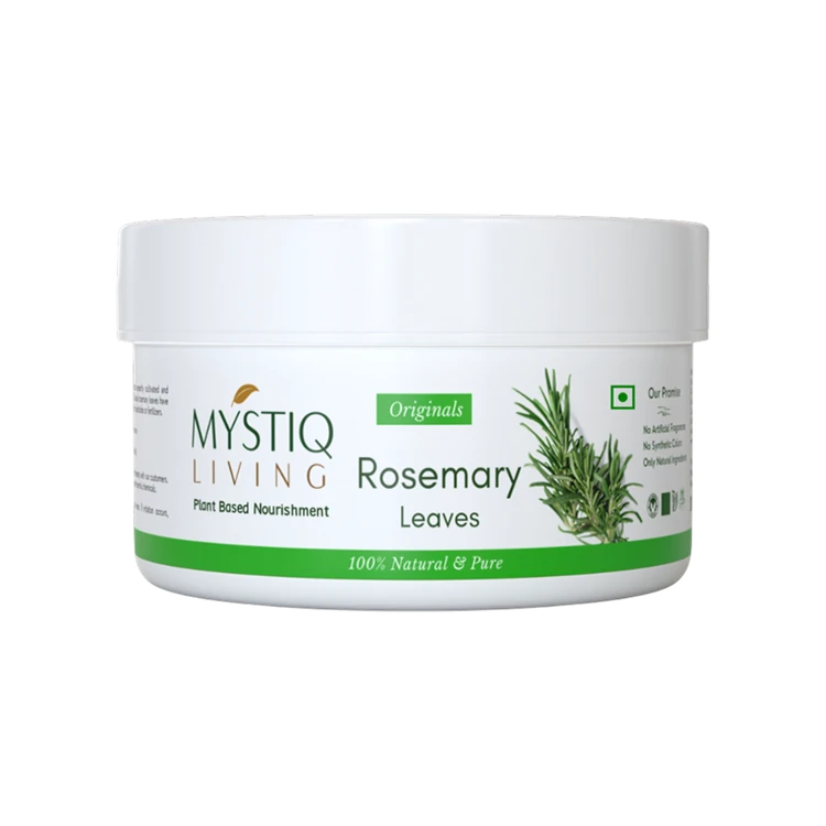 Mystiq Living Dried Rosemary Leaves for Hair Growth & Tea Infusion