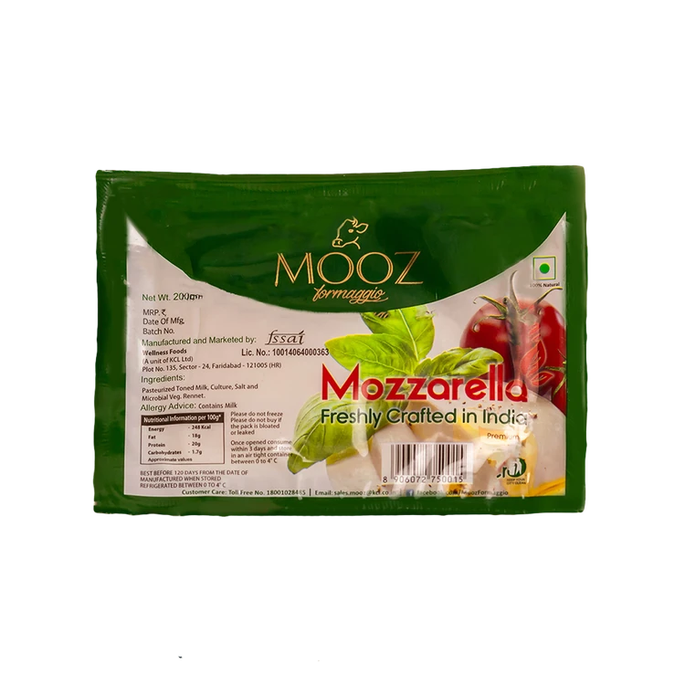 Mooz Pizza Mozzarella Cheese Block