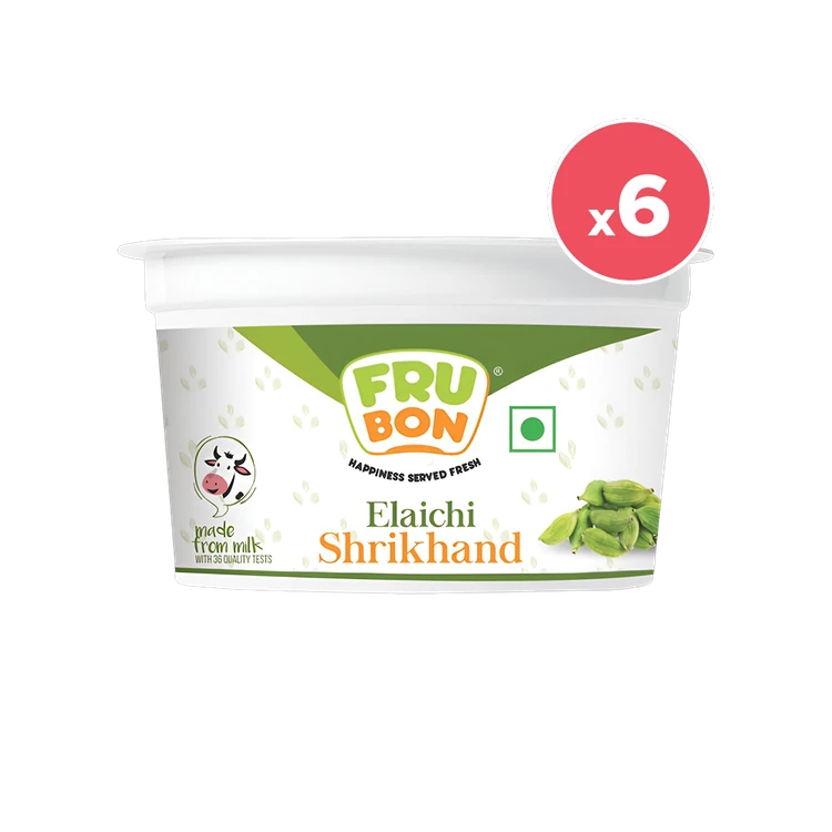 FruBon Elaichi Shrikhand - Pack of 6