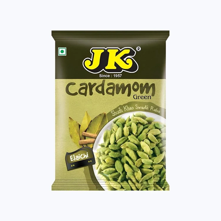 JK Green Cardamom Whole Small (Hasiru Yelakki)