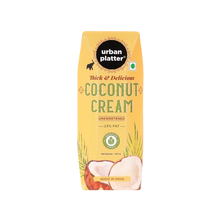 Urban Platter Unsweetened Coconut Cream
