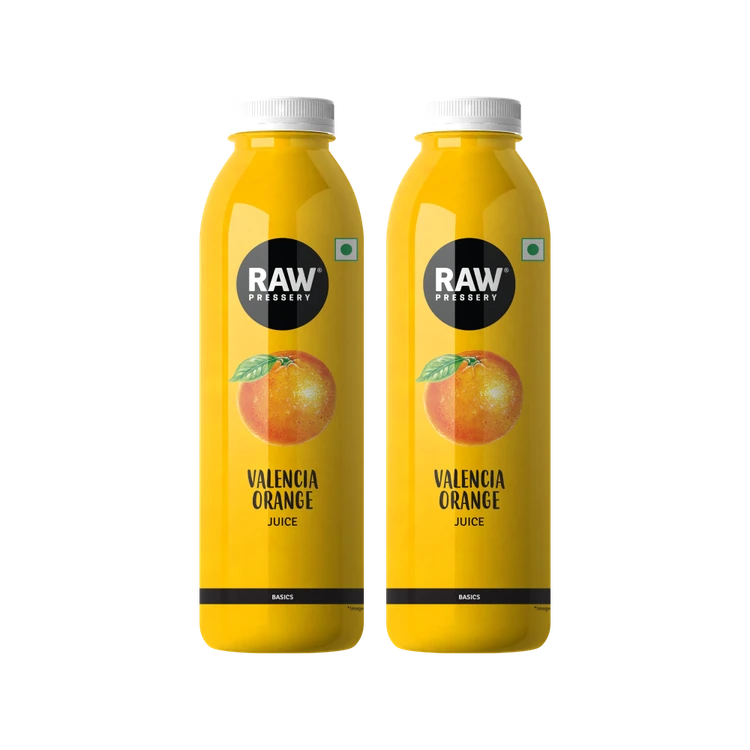 Raw Pressery Valencia Orange Juice - Pack of 2