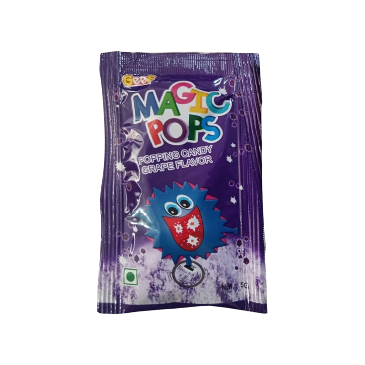 Magic Pops Popping Candy (Grape Flavor)