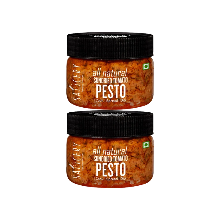 Saucery Sundried Tomato Pesto - Pack of 2