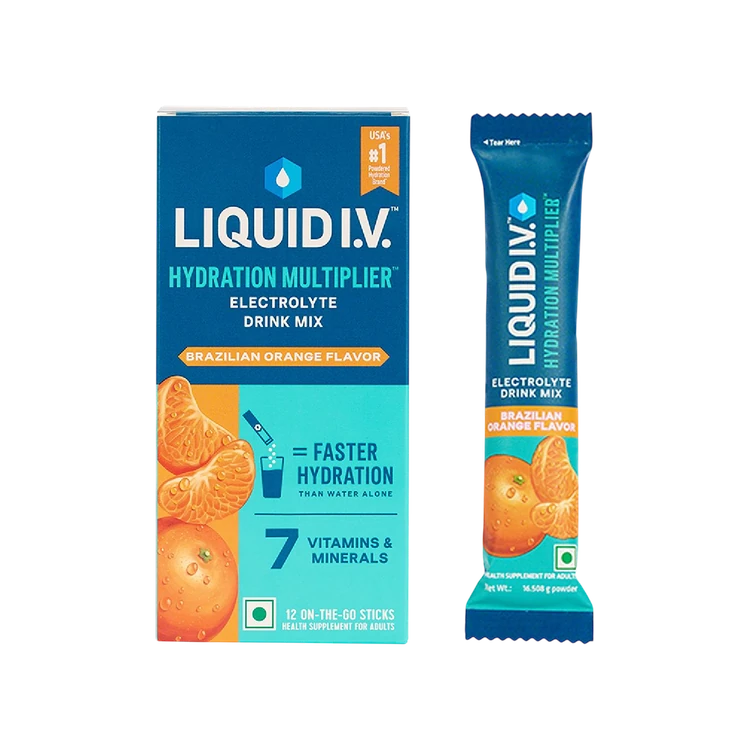 Liquid IV Hydration Multiplier Brazilian Orange Electrolyte