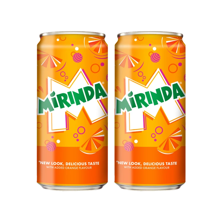 Mirinda Orange Soft Drink - Pack of 2