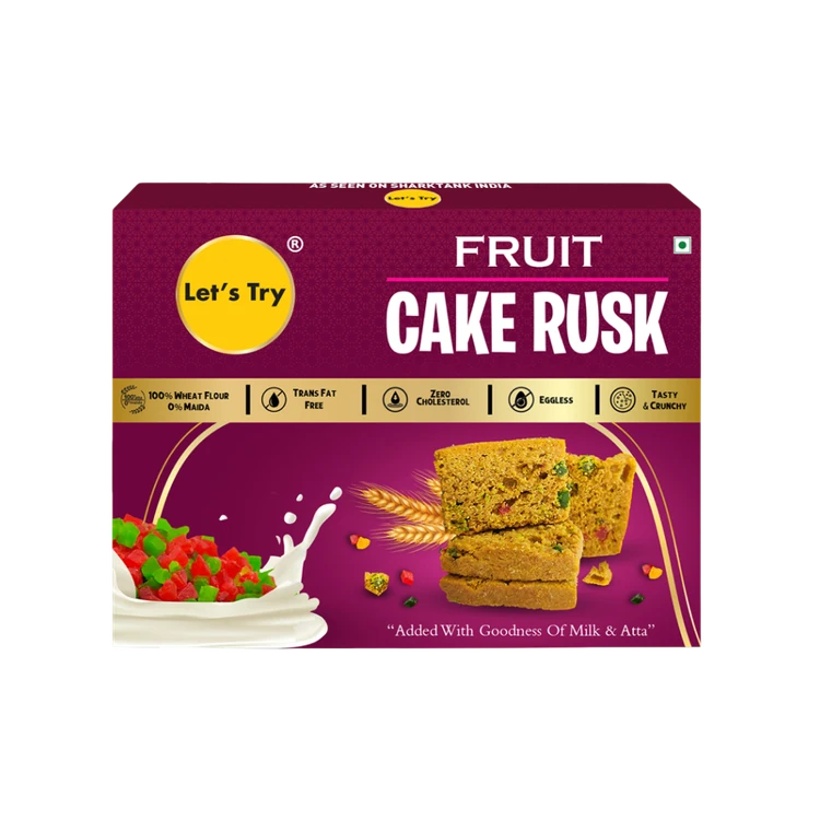 Let's Try Fruit Cake Rusk with Goodness of Wheat
