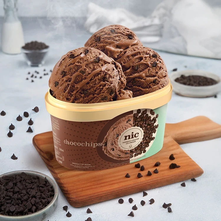 NIC Choco Chips Ice Cream Tub