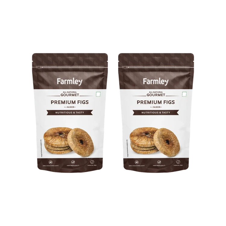 Farmley Premium Anjeer (FIgs) - Pack of 2 (Anjeer / Atthi Hannu)