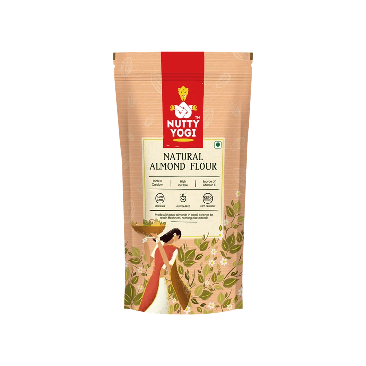 Nutty Yogi Almond Flour (with skin) (Hittu)