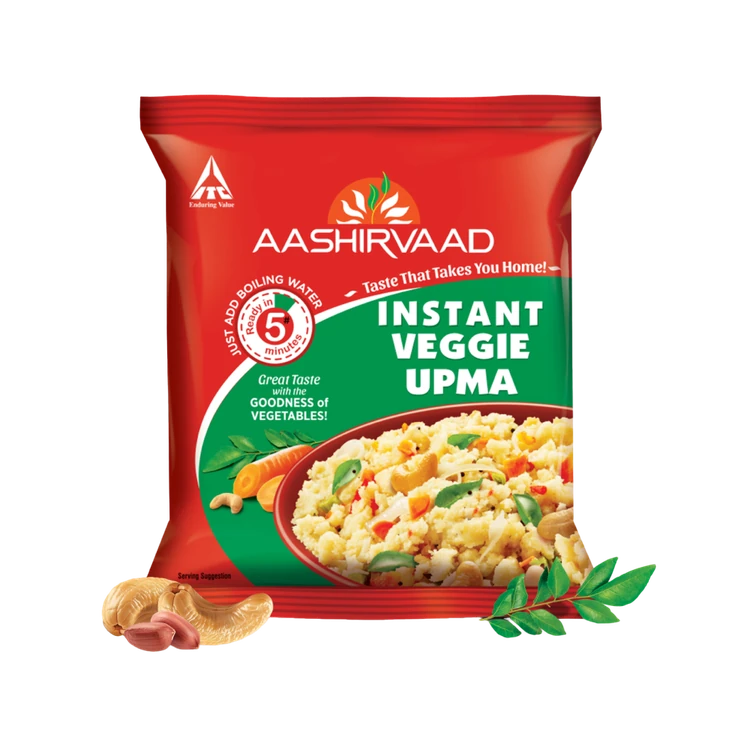 Aashirvaad Instant Veggie Upma Ready to Eat
