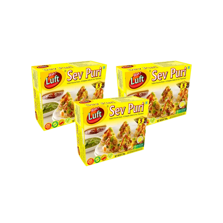 Wah Luft Sev Puri Sevpuri, Kit - Pack of 3