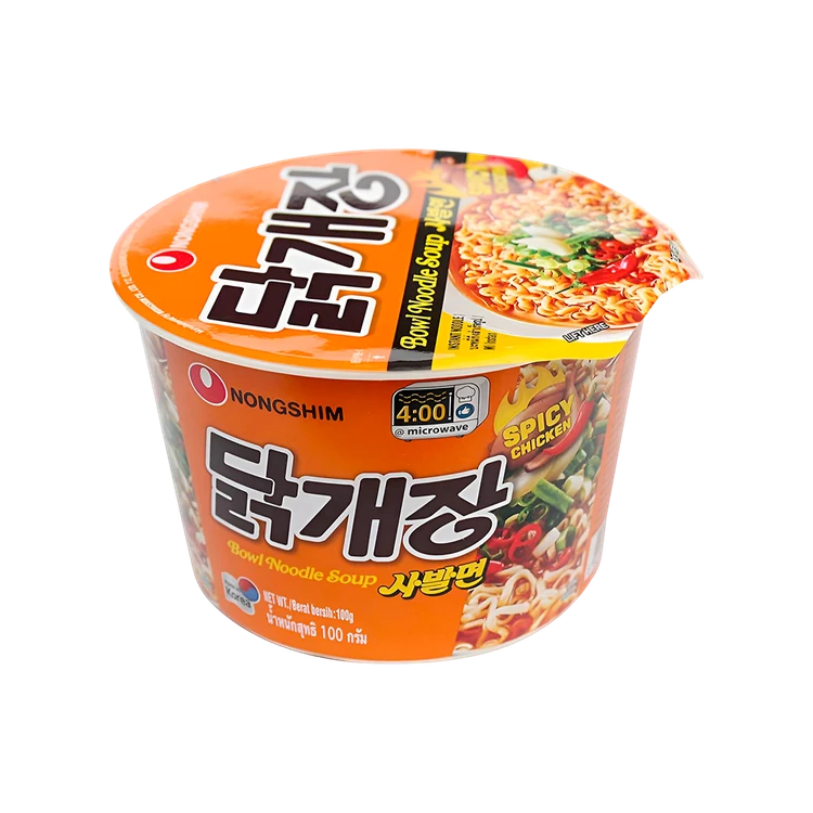 Nongshim Bowl Spicy Chicken Noodle Soup