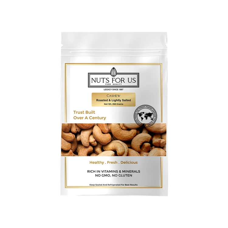 Nuts For Us Slightly Salted & Roasted Flavoured Cashew (Flavoured Godambi)