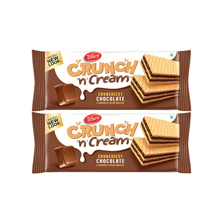 Tiffany Crunch n Cream Wafer Bar - Chocolate - Pack of 2