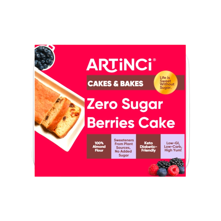 Artinci Berries Cake (Sugar Free)