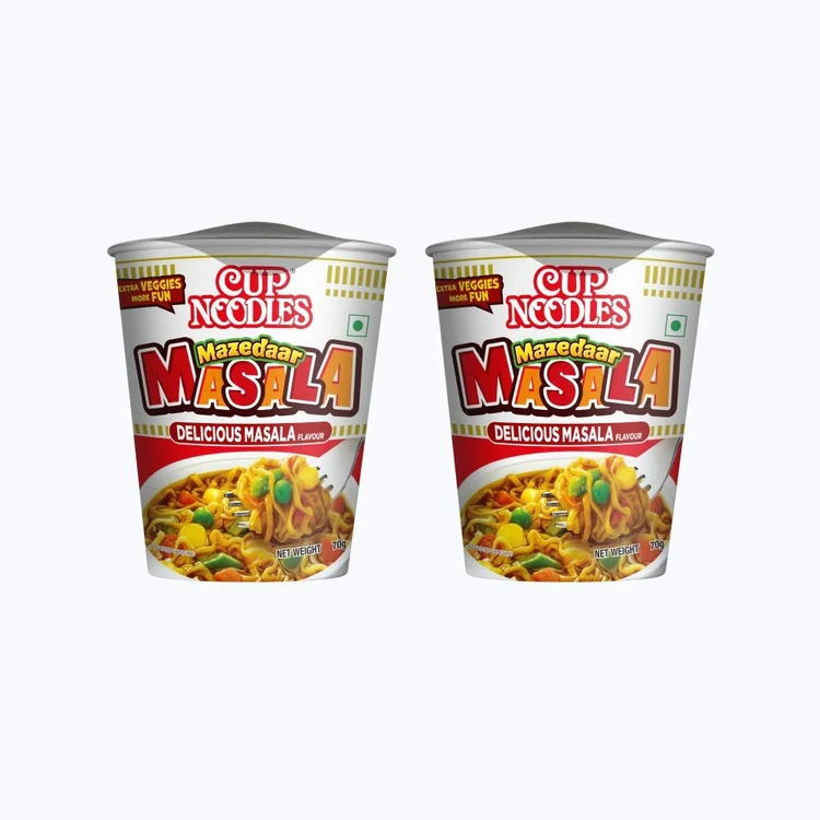 Nissin Mazedar Masala Cup Noodles - Pack of 2