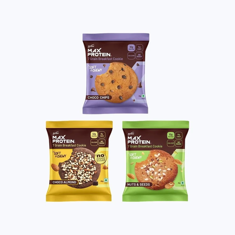 RiteBite Max Protein No Maida 7 Grains Assorted Protein Cookies