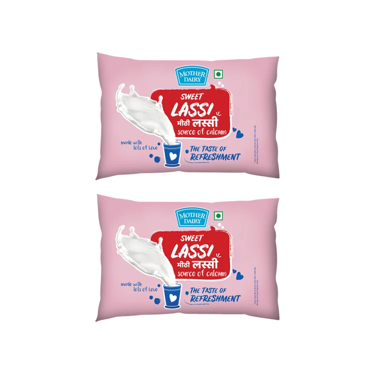 Mother Dairy Sweet Lassi - Pack of 2