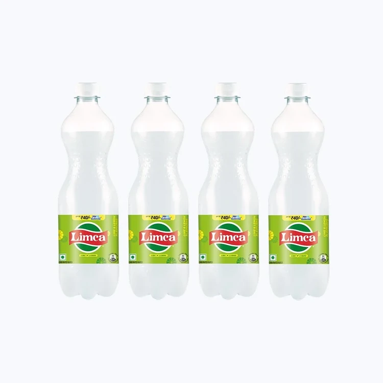 Limca Lemon 'N' Lime Soft Drink 750 ml - Pack of 4