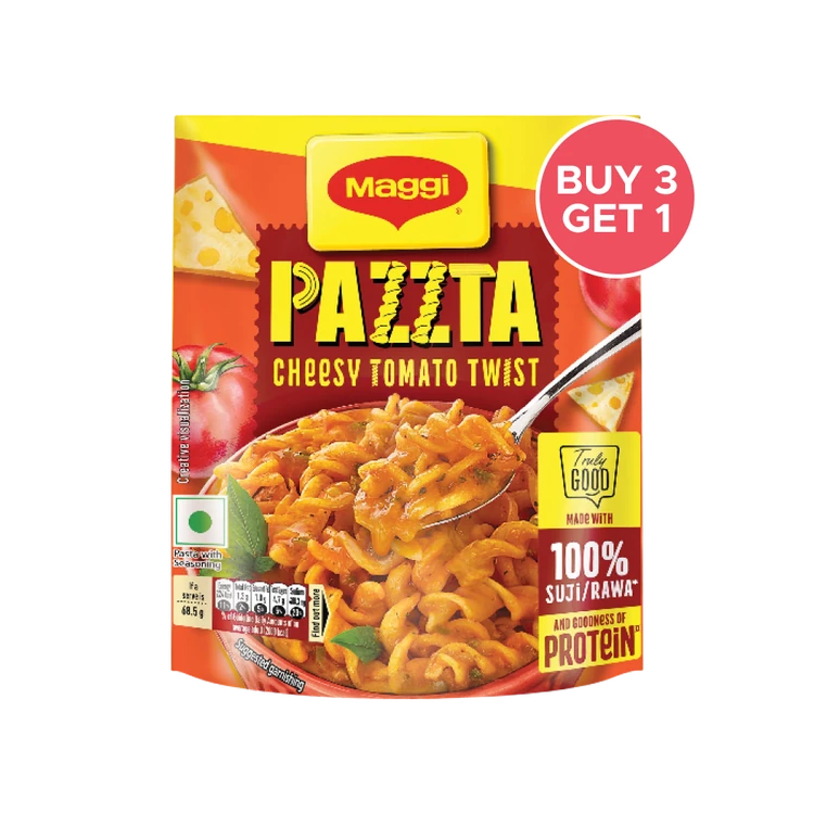 Maggi Pazzta Cheesy Tomato Twist Instant Pasta - Buy 3 Get 1 Free