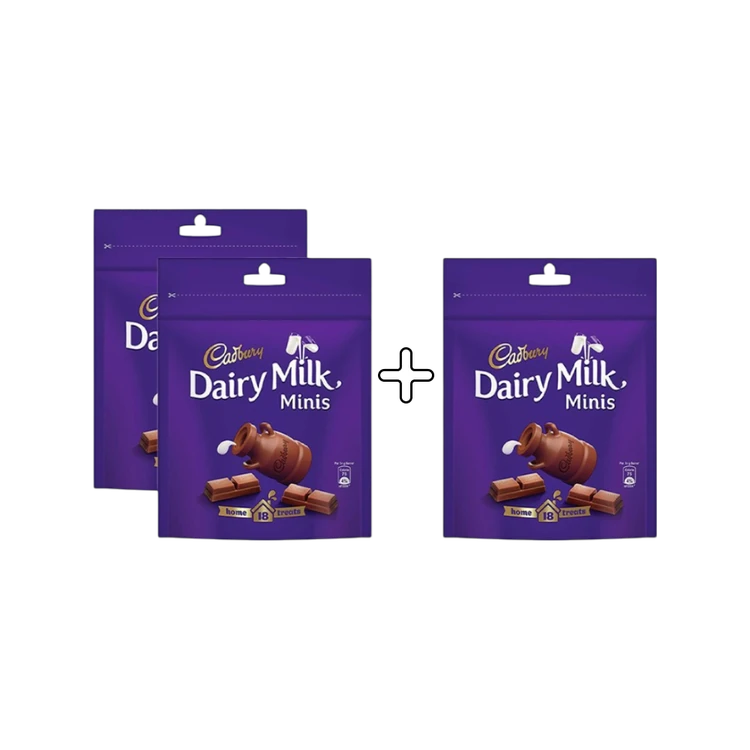Cadbury Dairy Milk Mini Treats Small Chocolate Pack - Buy 2 Get 1 Free