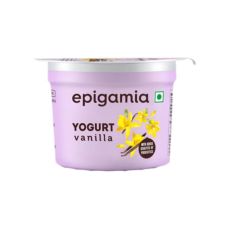 epigamia Vanilla Bean Flavoured Yogurt