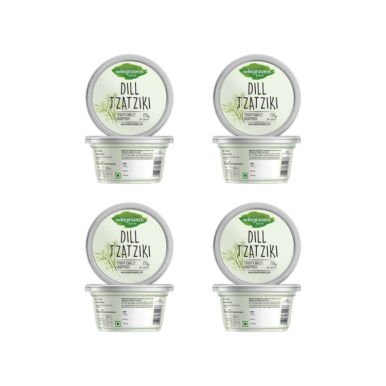 Wingreens Farms Dill Tzatziki Dip - Pack of 4