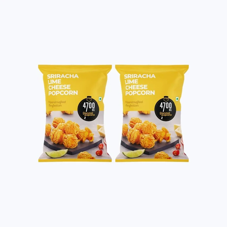 4700BC Sriracha Lime Cheese Popcorn, Gourmet - Pack of 2