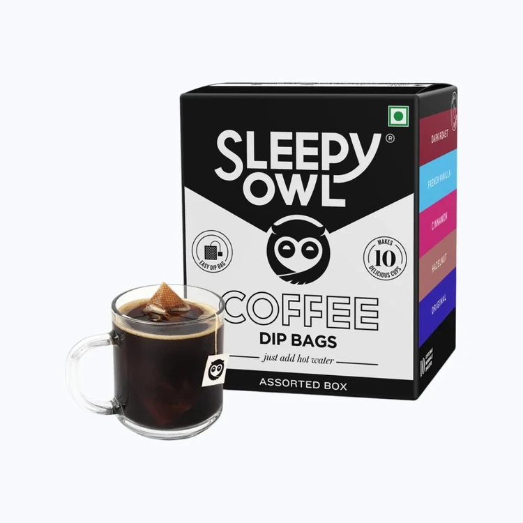Sleepy Owl Assorted Hot Brew Coffee Bags