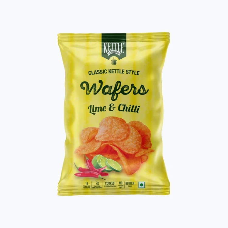 Kettle Studio Lime & Chilli Wafers
