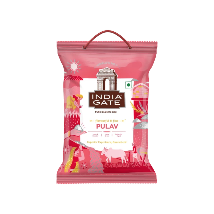 India Gate Pulav Pure Basmati Rice (Long Grain) (Basmati Akki)