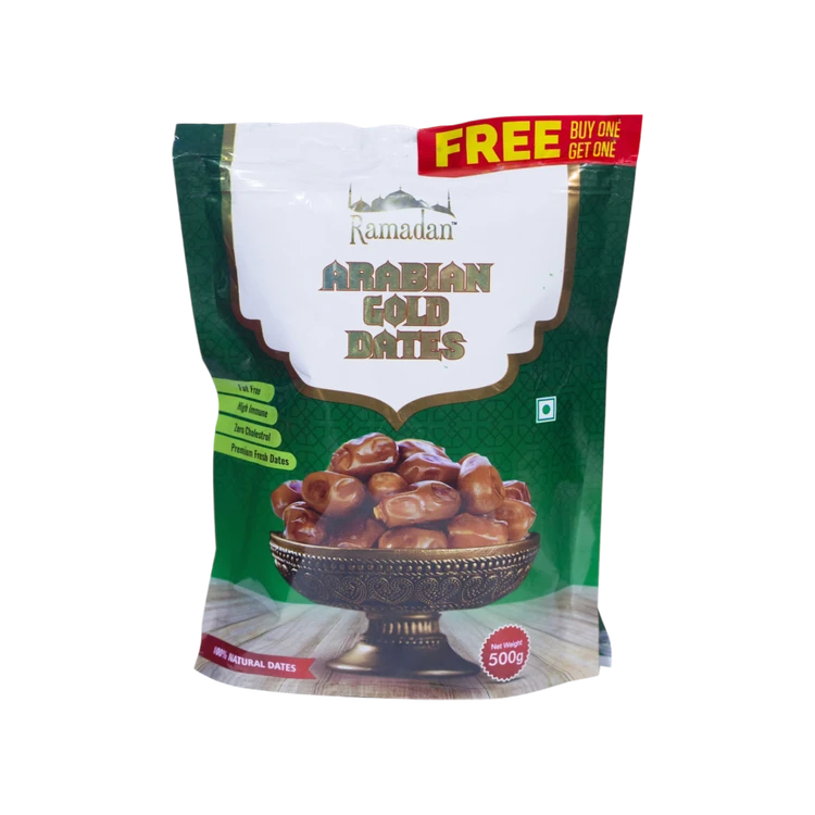 Ramadan Arabain Gold Dates - Buy 1 Get 1 Free (Kharjura)