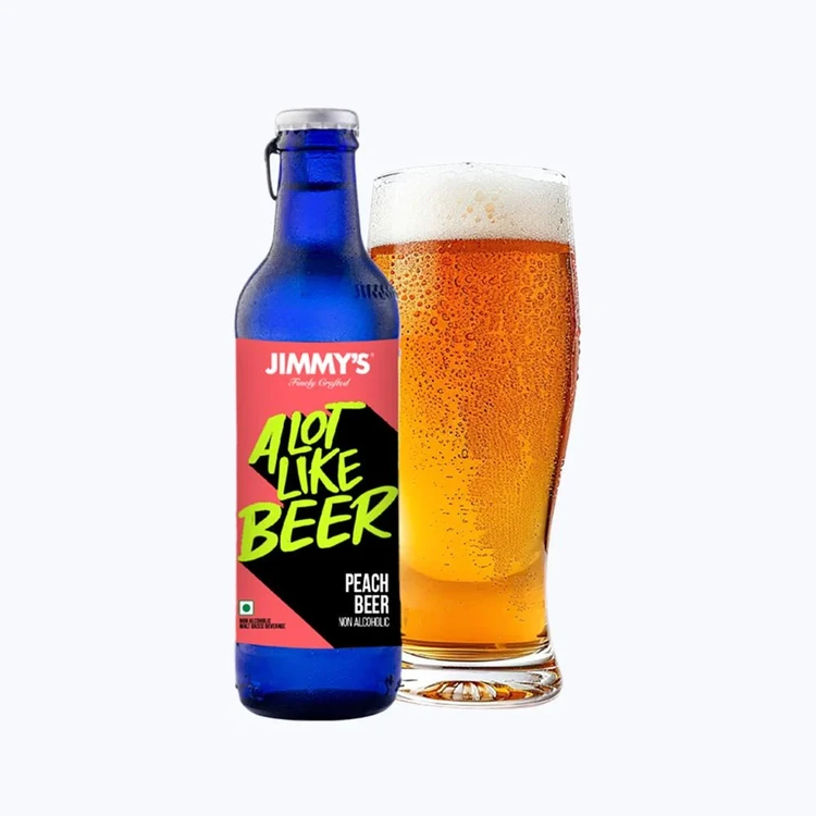 Jimmy's Peach Non-Alcoholic Beer