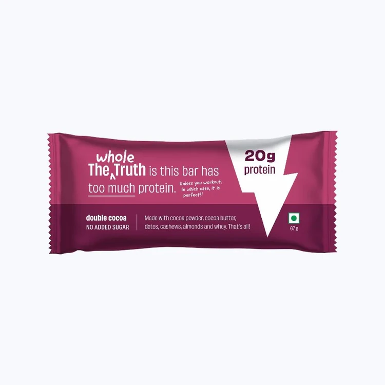 The Whole Truth 20 g Protein Bar - Double Cocoa