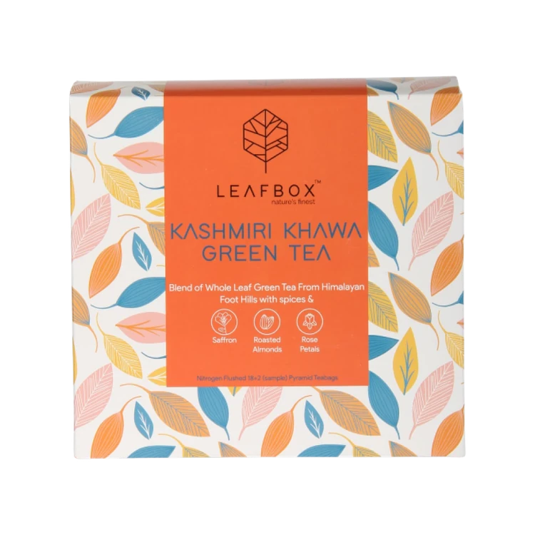 LEAFBOX Kashmiri Kahwa Green Tea