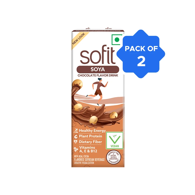 Sofit Chocolate Soy Beverage - Pack of 2