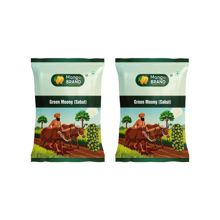 Mango Green Moong (Sabut) - Pack of 2 (Hesaru Kalu)
