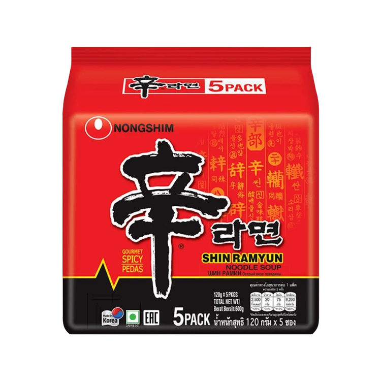 Nongshim Shin Ramyun Spicy Flavoured Instant Noodle Soup