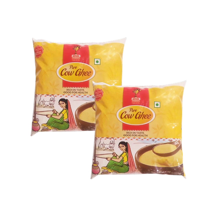 Vijaya Cow Ghee - Pack of 2 (Hasuvina Tuppa)
