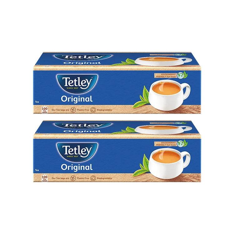 Tetley Original Black Tea - Tea Bags - Pack of 2