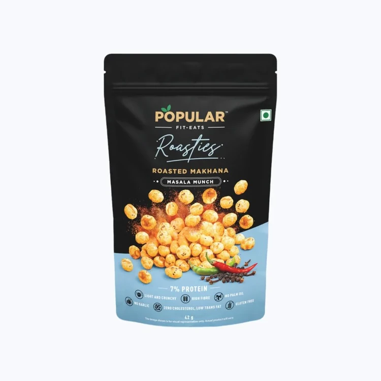 Popular Roasties Roasted Flavoured Makhana Masala Munch