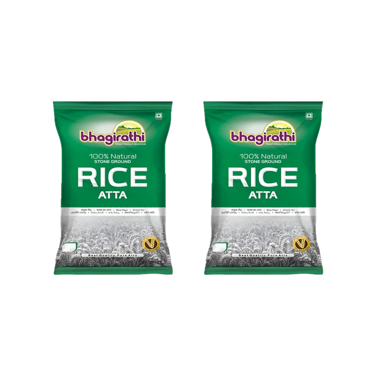 Bhagirathi Rice Flour - Pack of 2 (Akki Hittu)