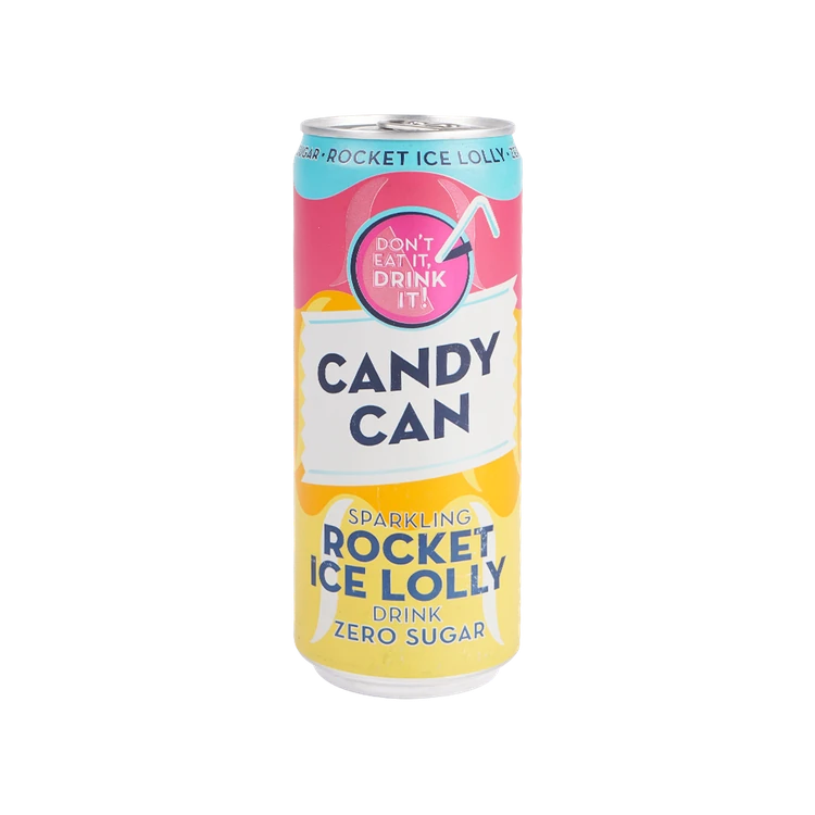 Candy Can Rocket Ice Lolly Sparkling Drink