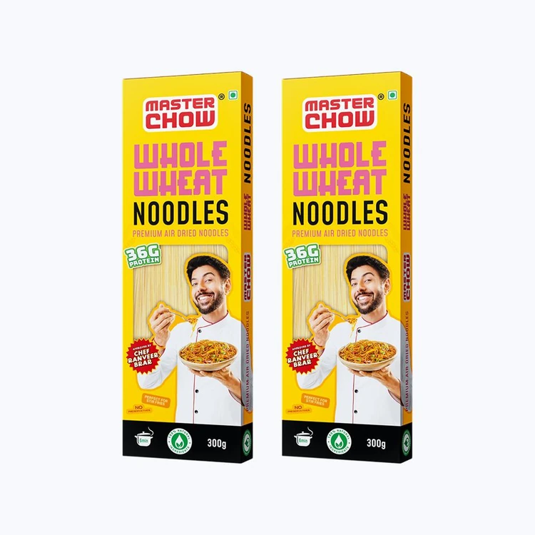 MasterChow Healthy Whole Wheat Noodles - Pack of 2