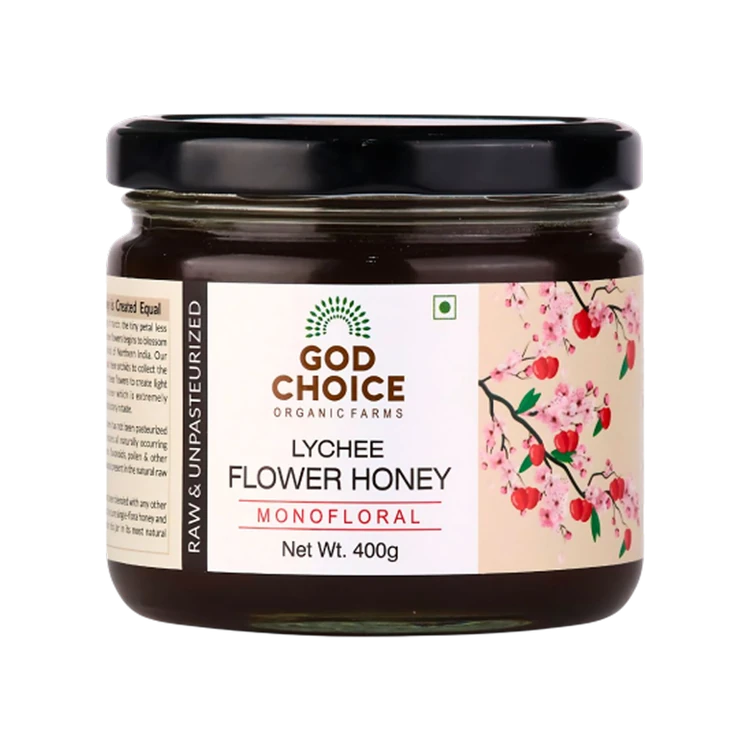 God Choice Organic Farms Lychee Flower Organic Honey