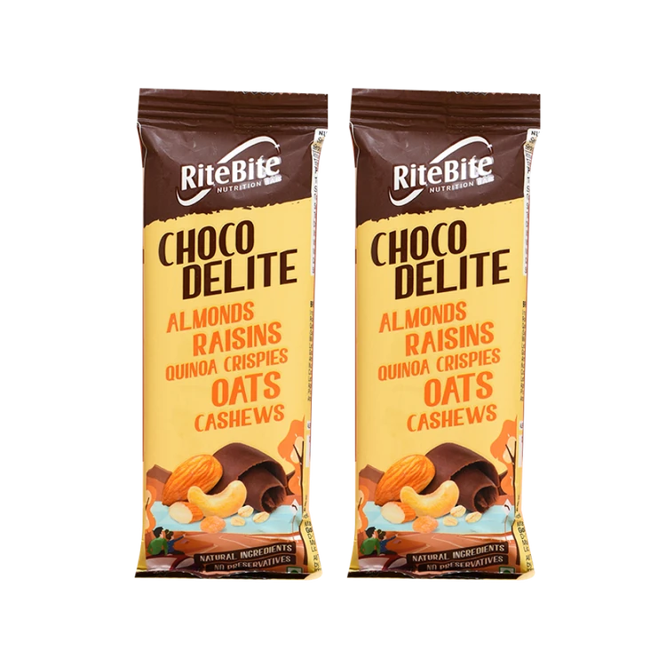 RiteBite Choco Delite 4g Protein Bar - Pack of 2