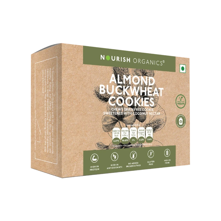 Nourish Organics Almond Buckwheat Cookies