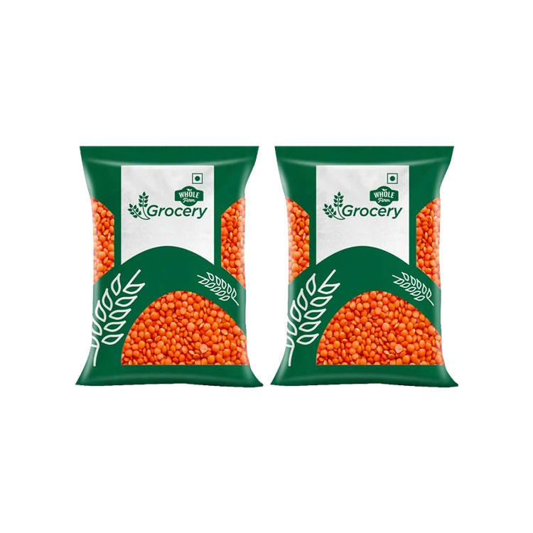 Whole Farm Grocery Masoor Dal - Pack of 2 (Masoor Bele)